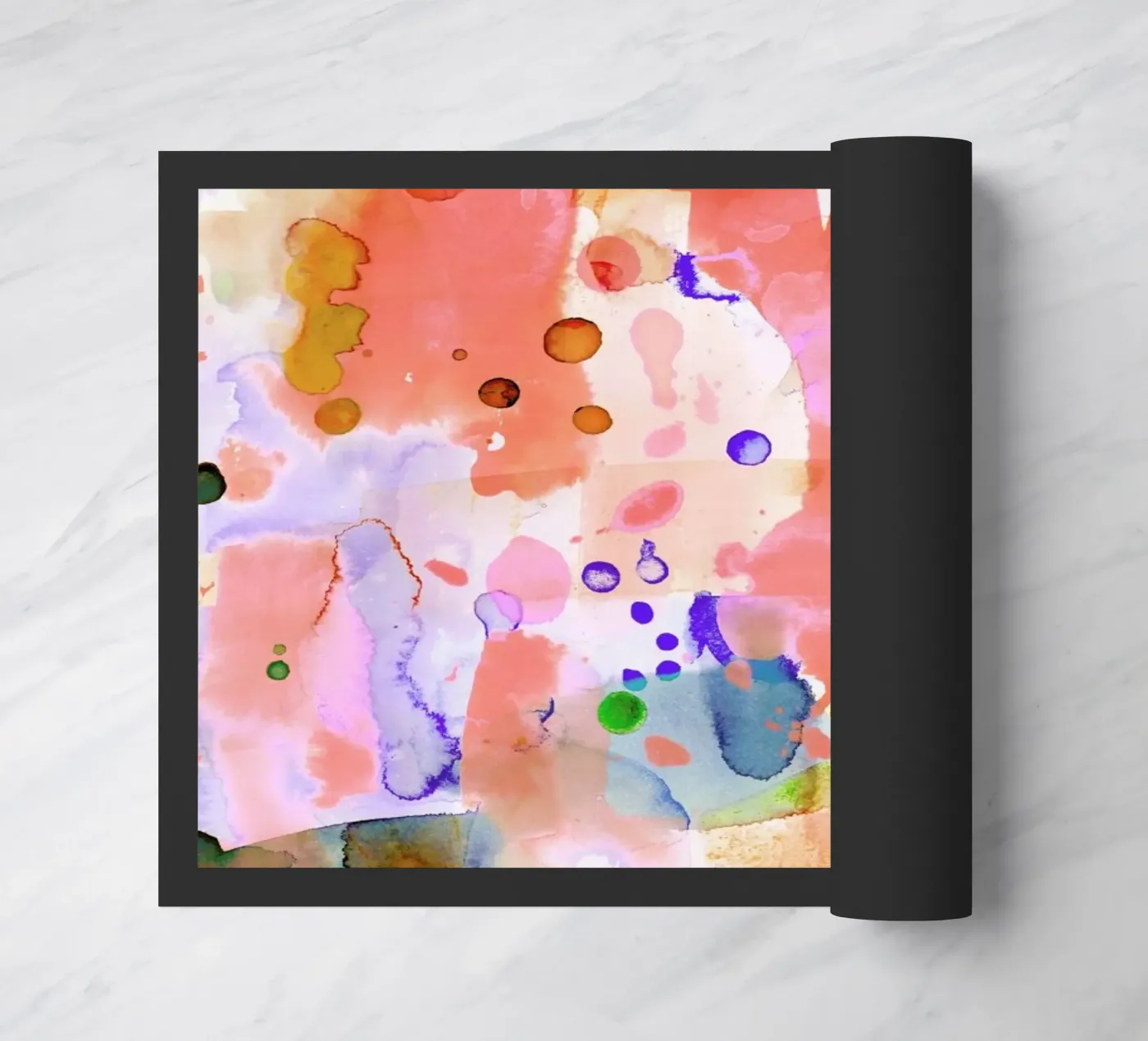 Flamingo doormat by Amy Sia