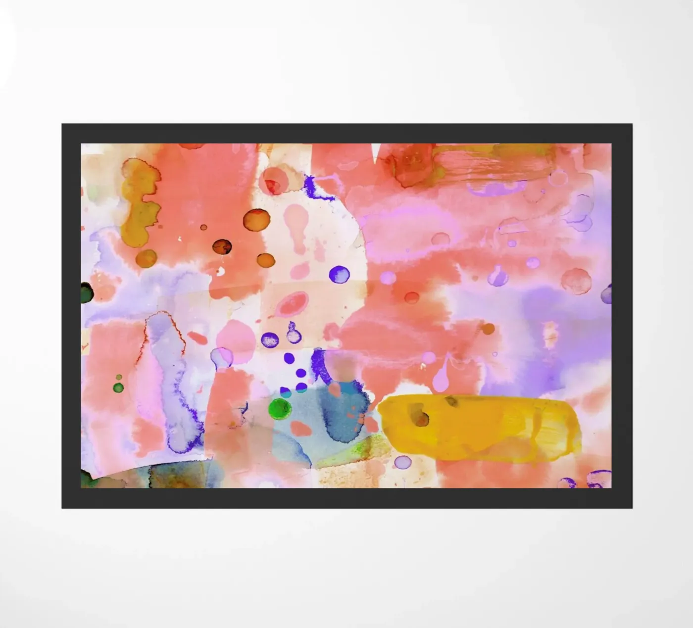 Flamingo doormat by Amy Sia