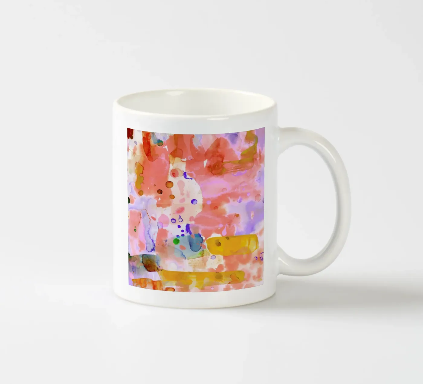 Flamingo ceramic mug by Amy Sia