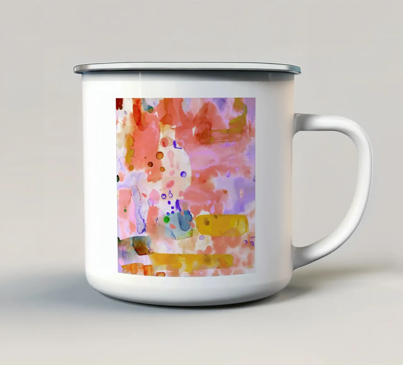 Flamingo tazza in smalto da Amy Sia