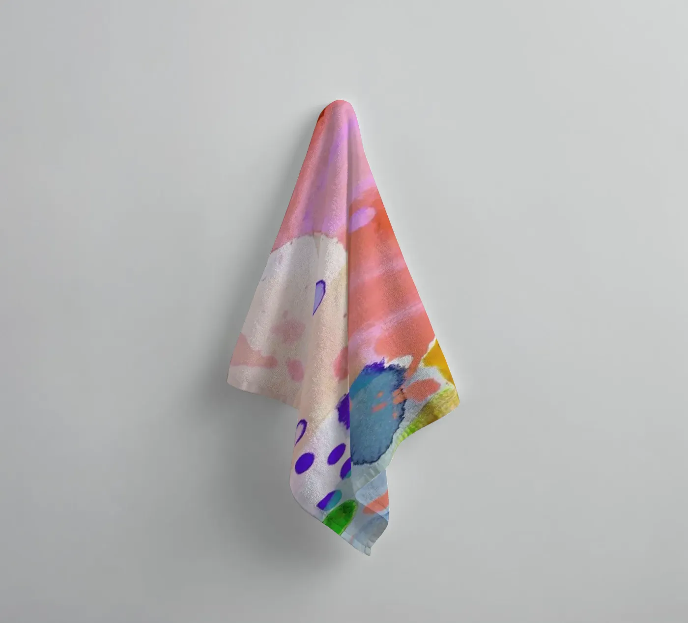 Flamingo towel by Amy Sia
