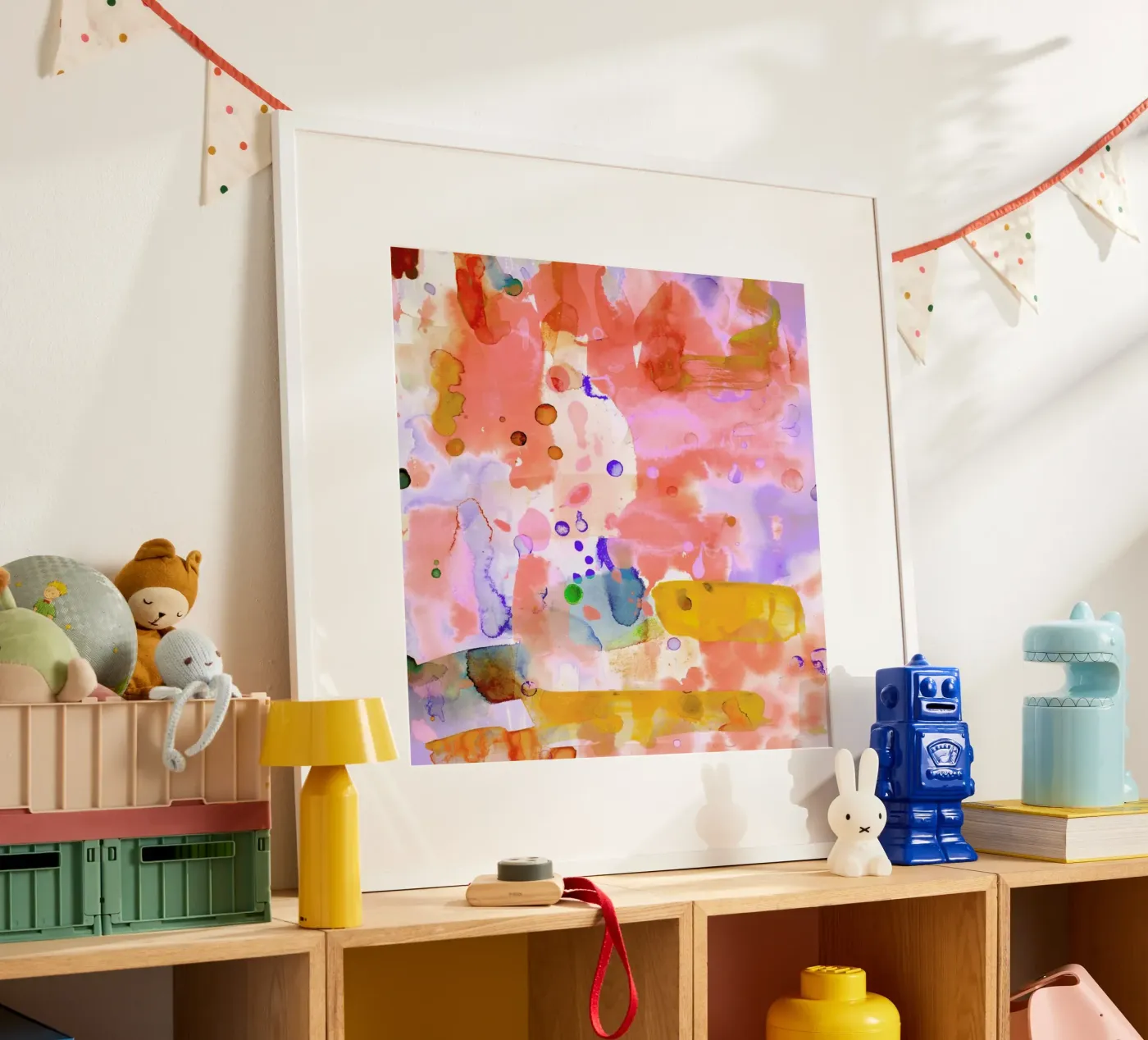 Flamingo poster van Amy Sia
