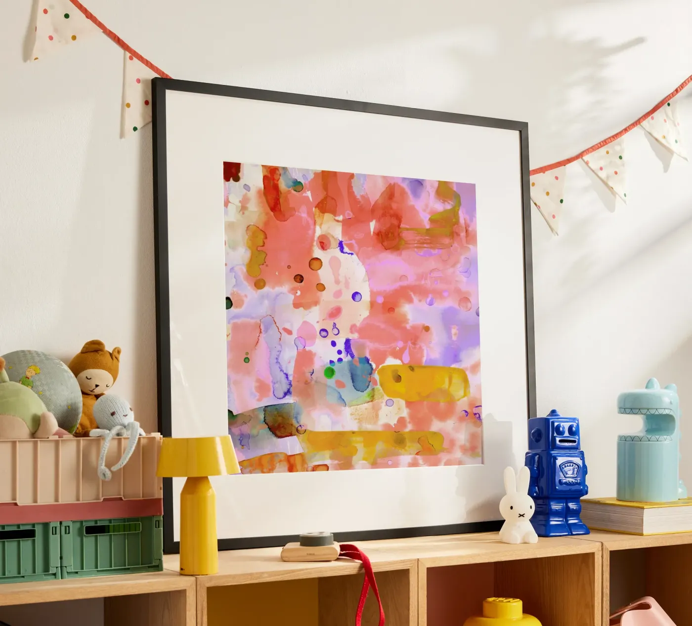 Flamingo poster van Amy Sia