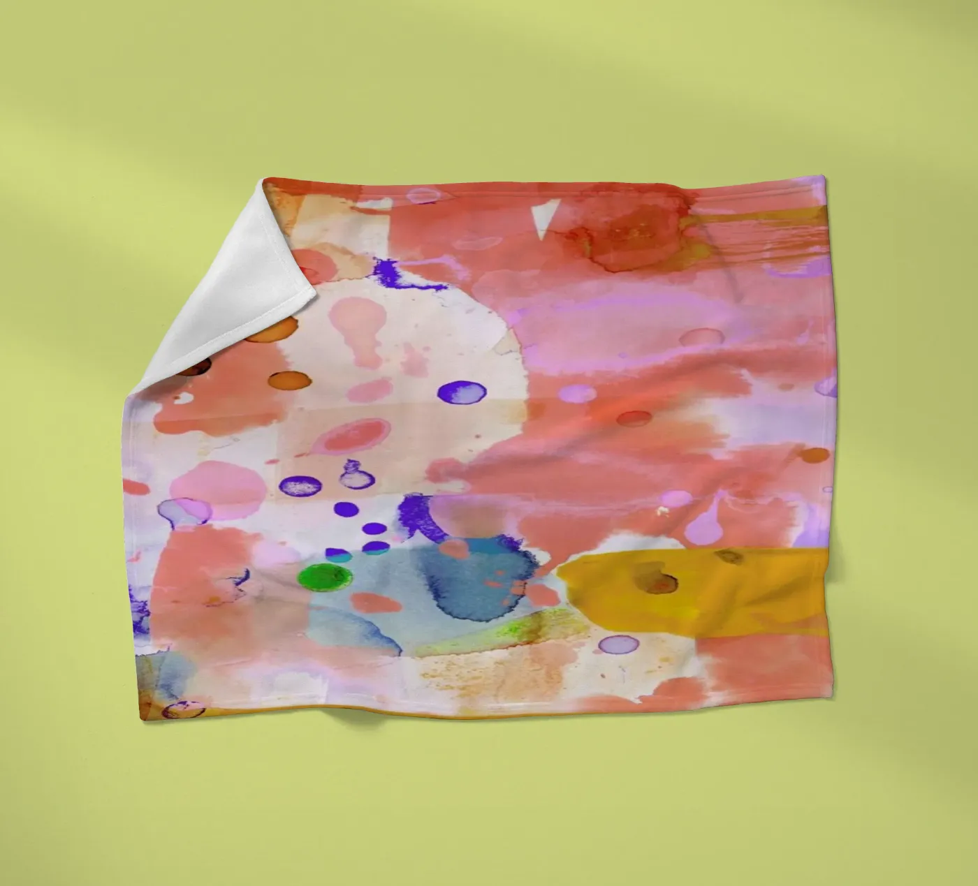 Flamingo Fleecedecke von Amy Sia