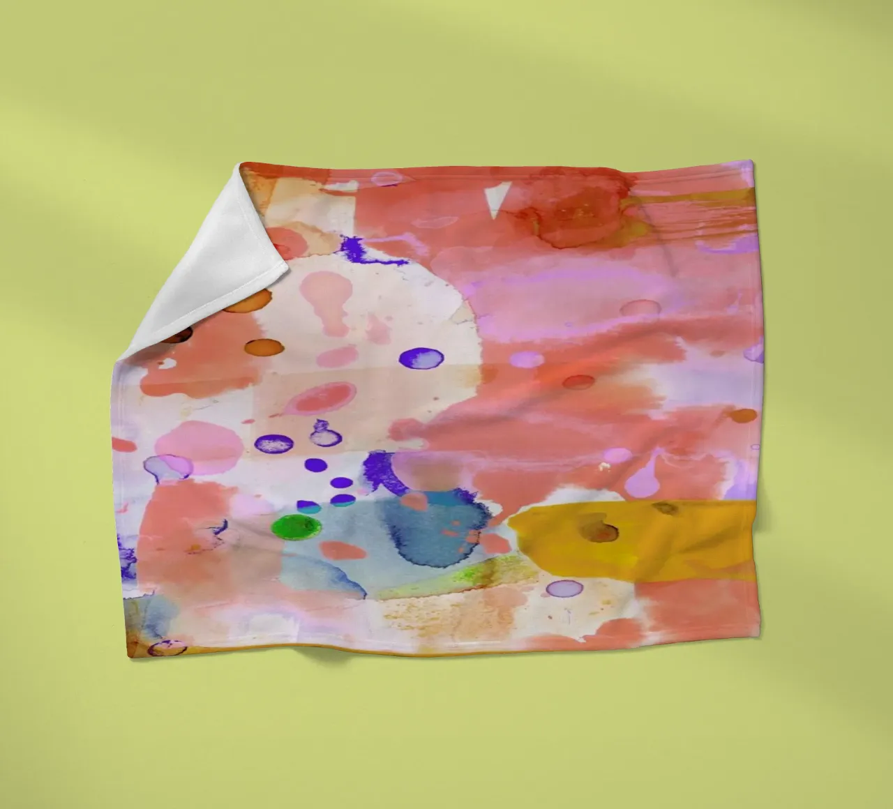 Flamingo Fleecedecke von Amy Sia