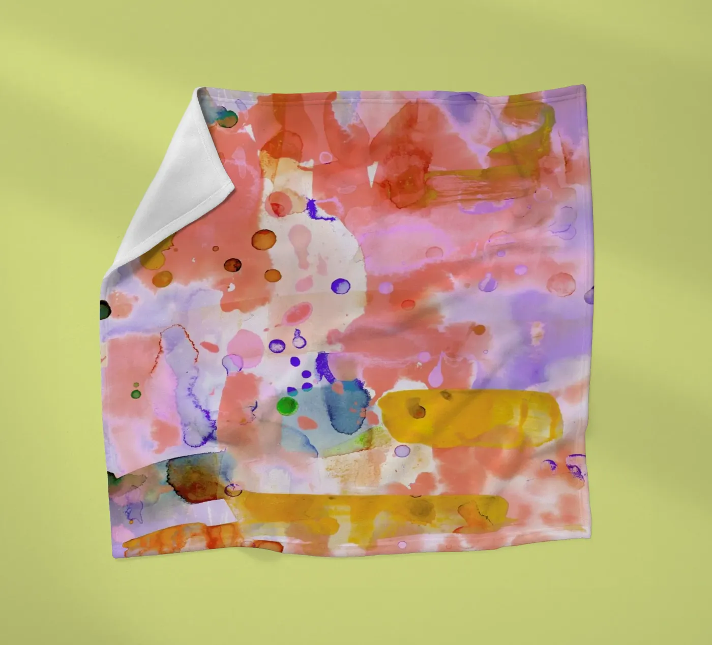 Flamingo Fleecedecke von Amy Sia