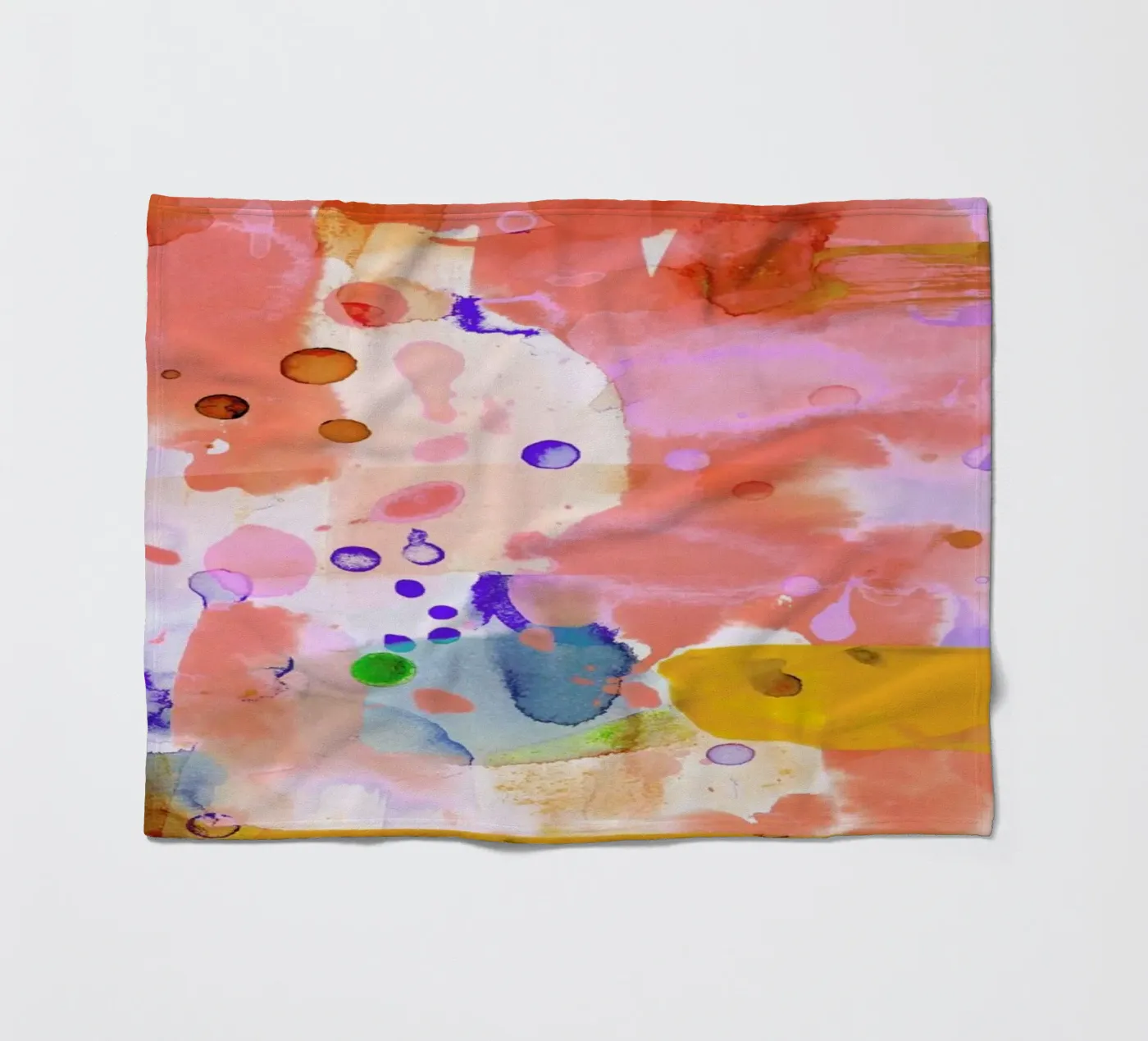 Flamingo Fleecedecke von Amy Sia