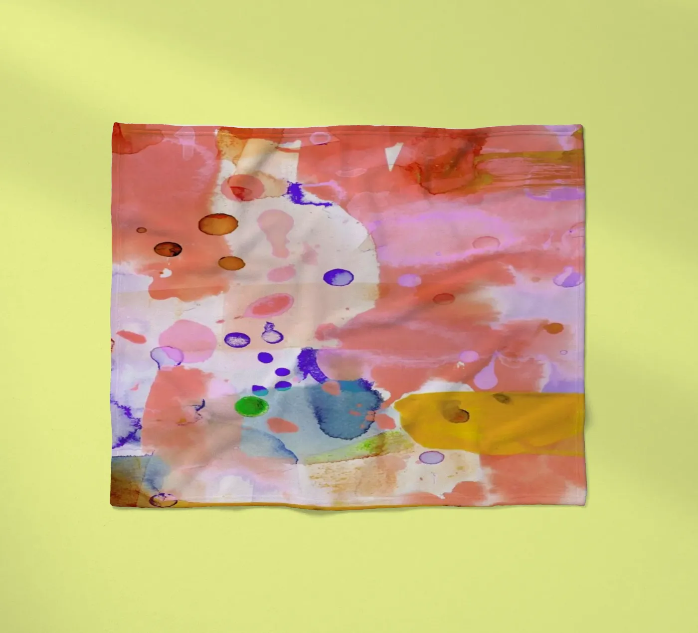 Flamingo Fleecedecke von Amy Sia