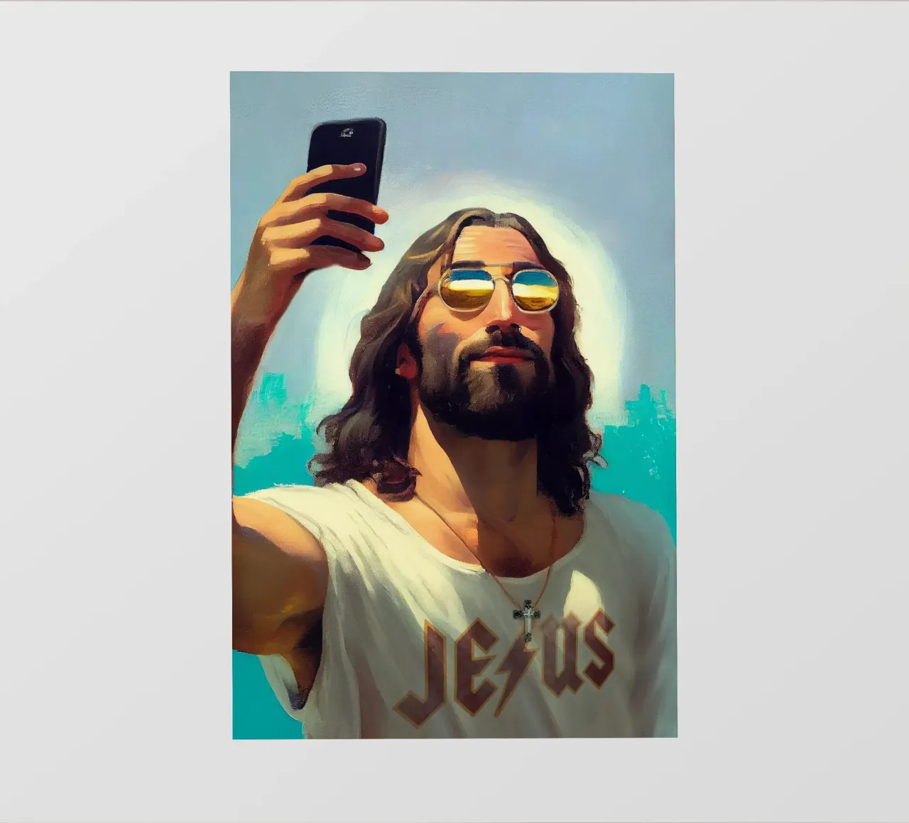 I Am Jesus Backlit Folie von Dikhotomy