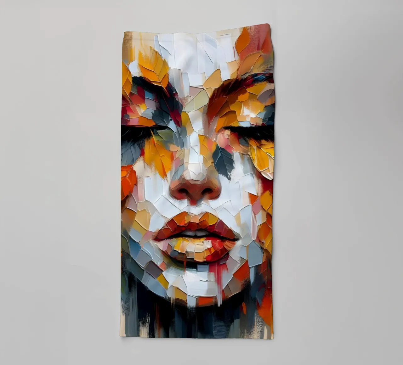 THE FACE OF AUTUMN towel by ARTOMATIC
