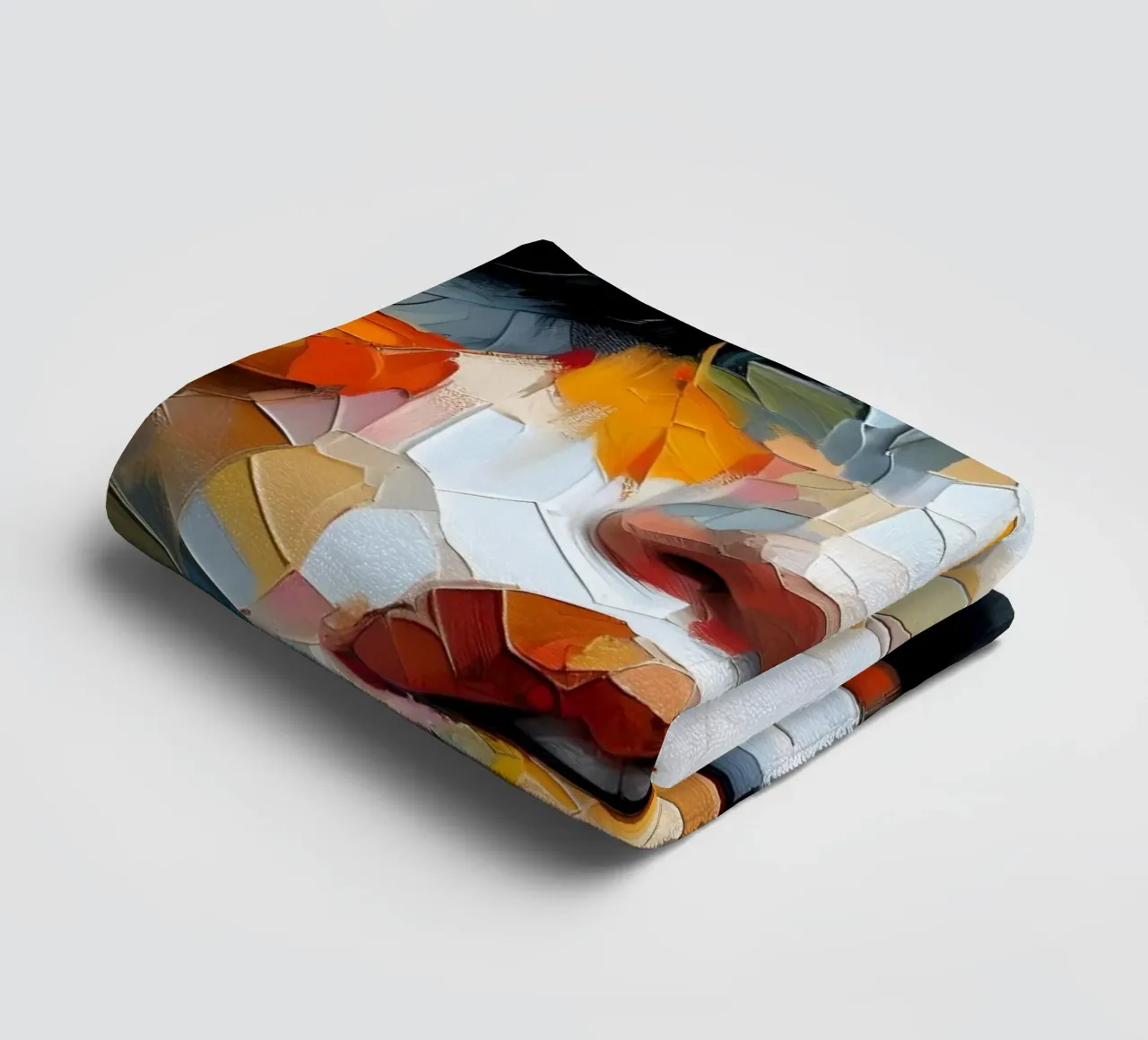 THE FACE OF AUTUMN towel by ARTOMATIC