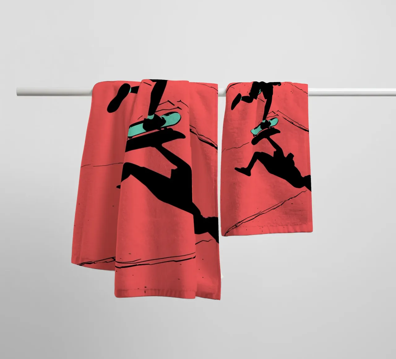 SKATE 04 towel by Cranio Dsgn