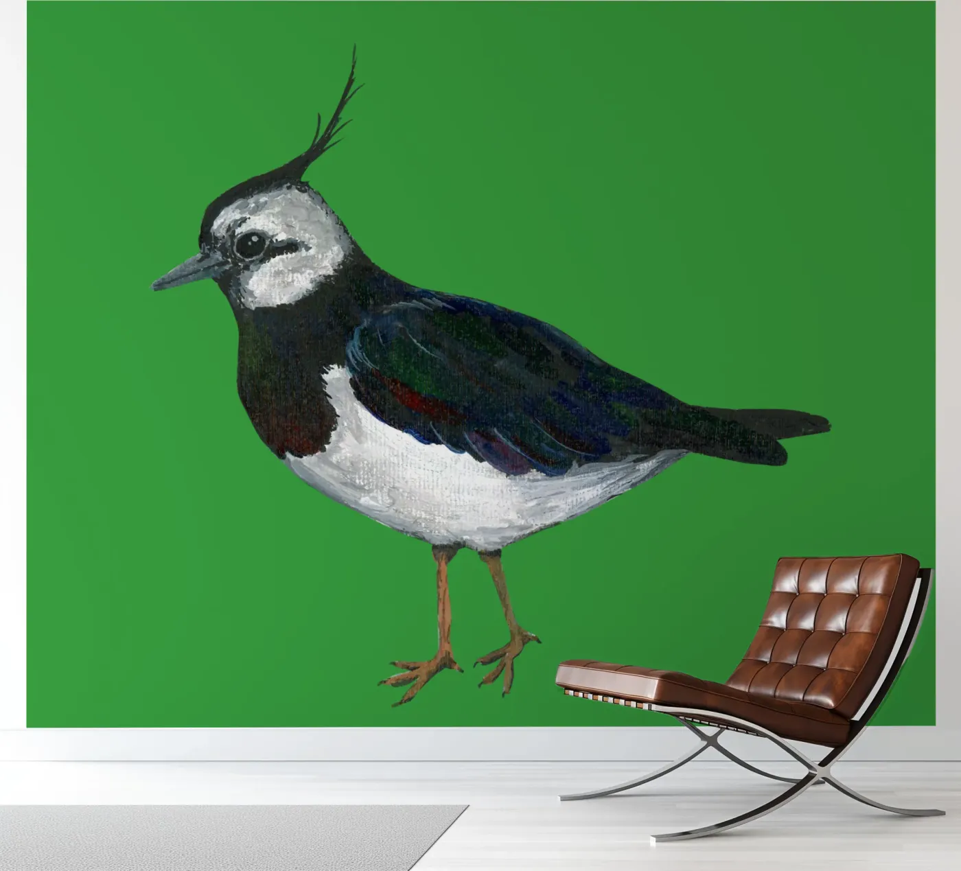 Kievit fotobehang van Bwiser