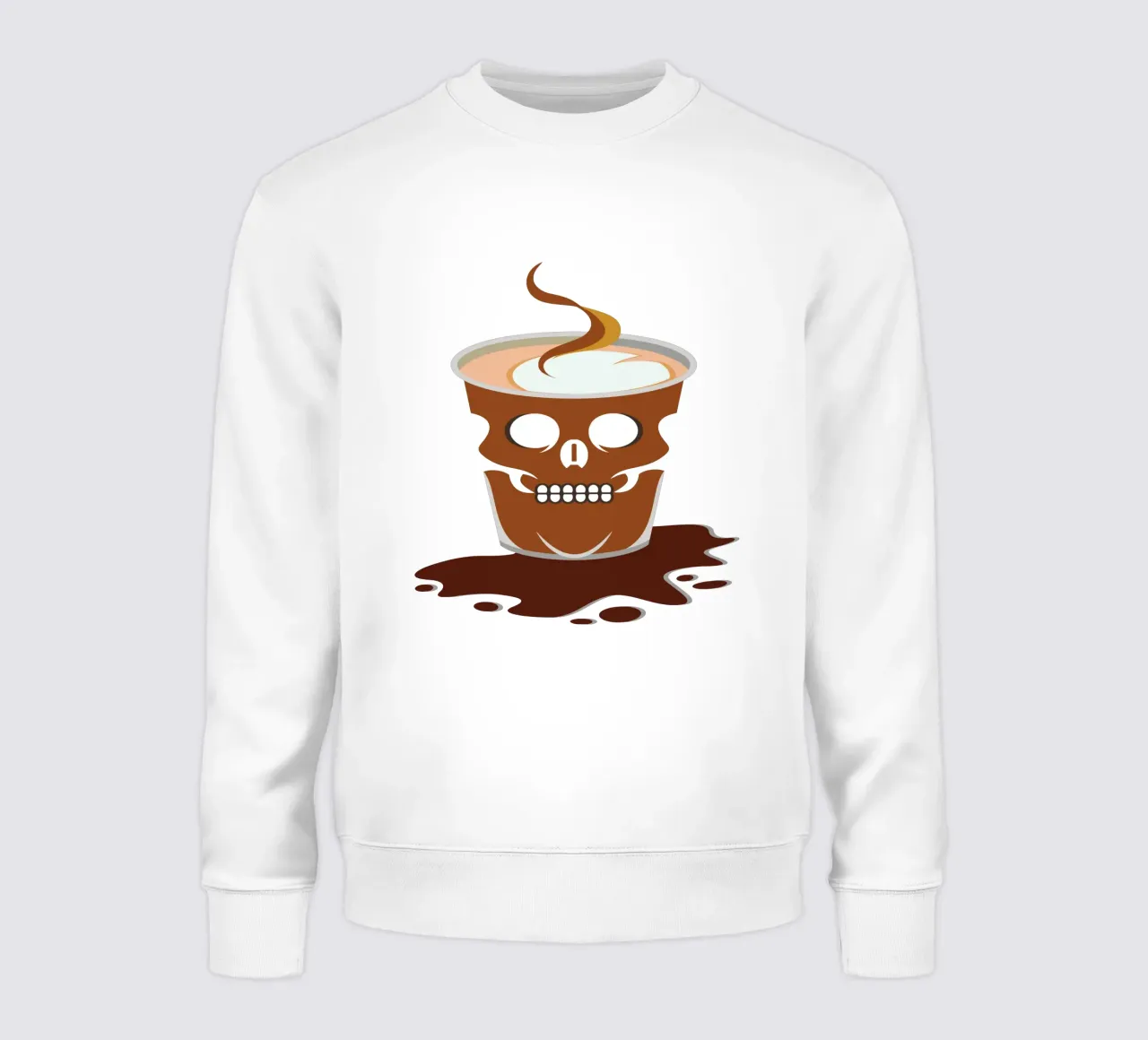 Teschio di caffè felpa da CUTE ART