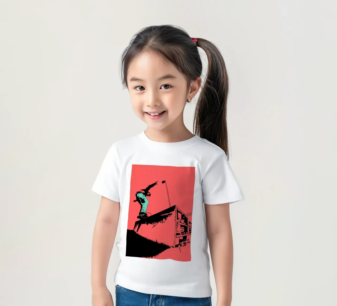 SKATE 07 kids t-shirt by Cranio Dsgn