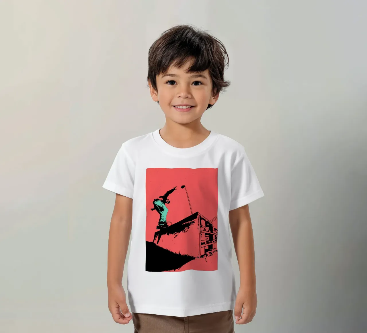 SKATE 07 kids t-shirt by Cranio Dsgn