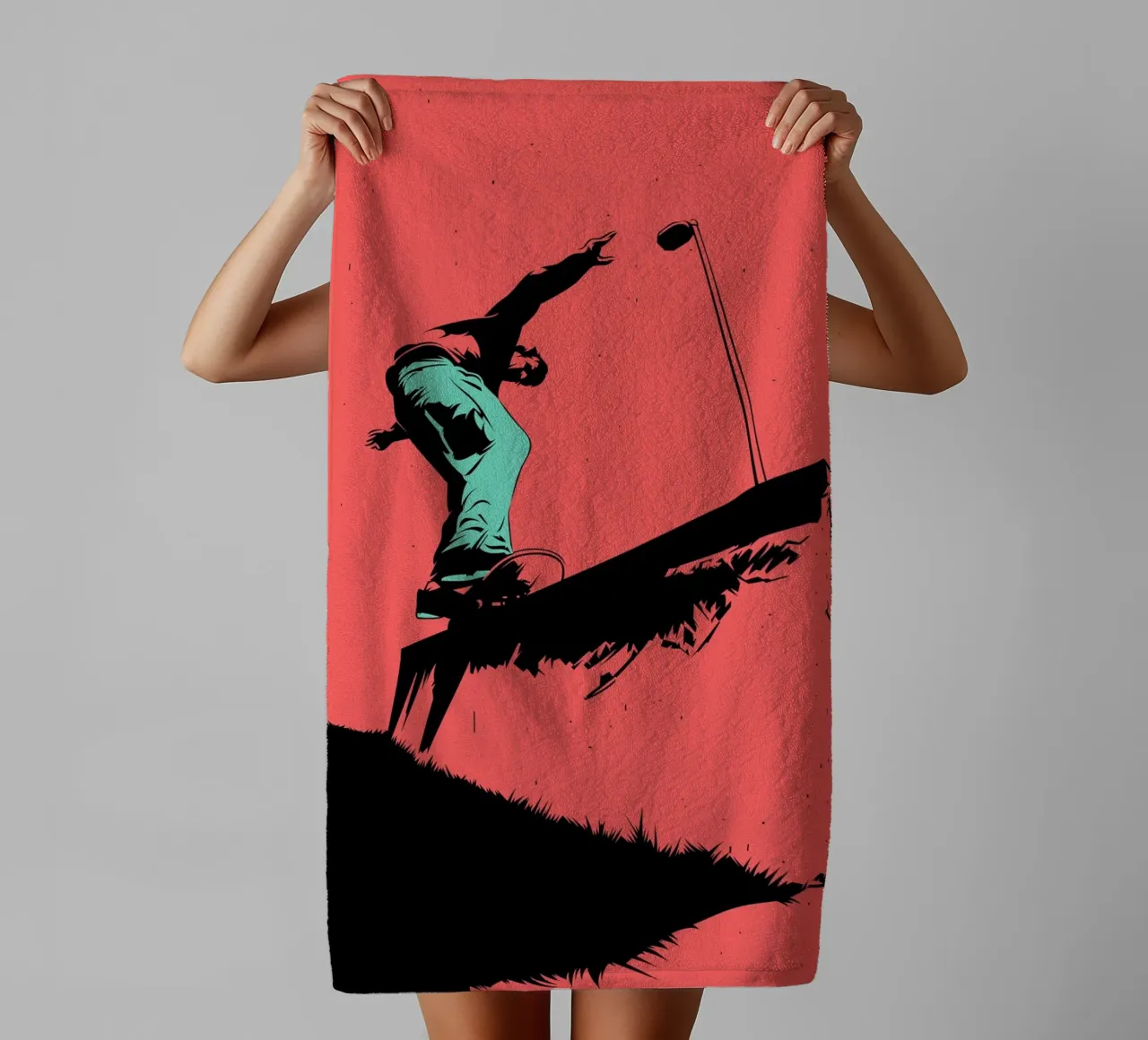 SKATE 07 towel by Cranio Dsgn