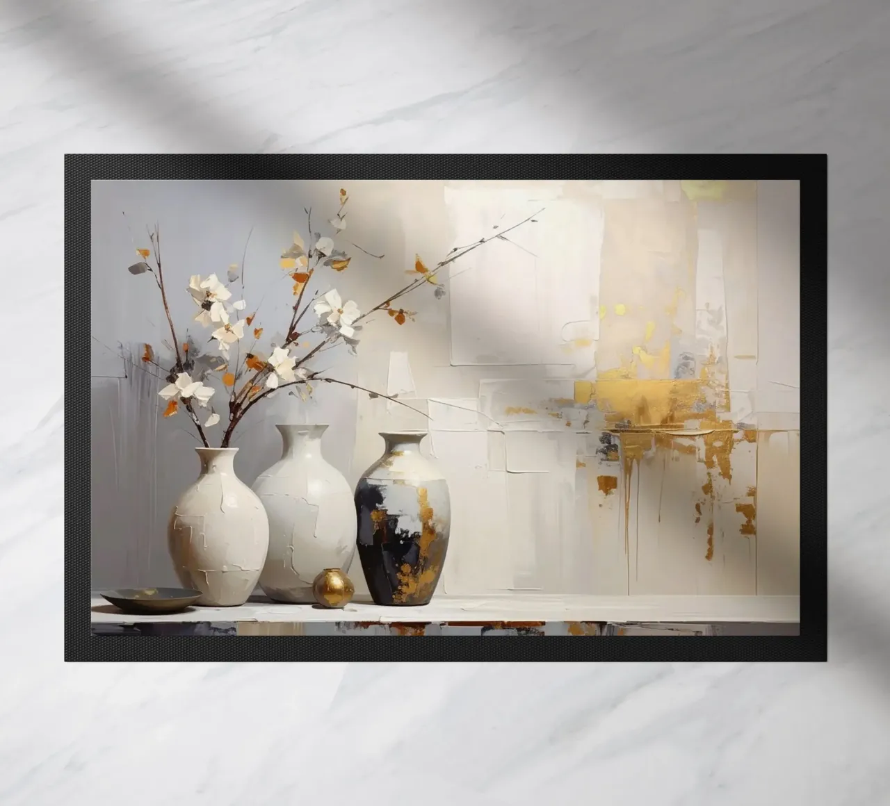 Quiet elegance doormat by Katalier (Abstract Harmony)