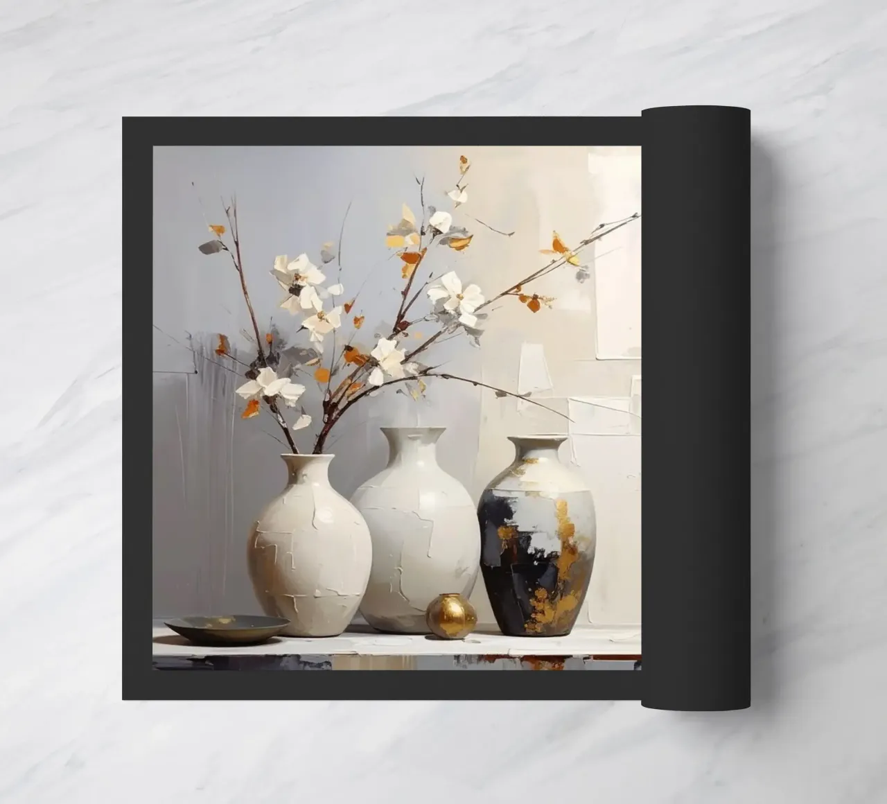 Quiet elegance doormat by Katalier (Abstract Harmony)