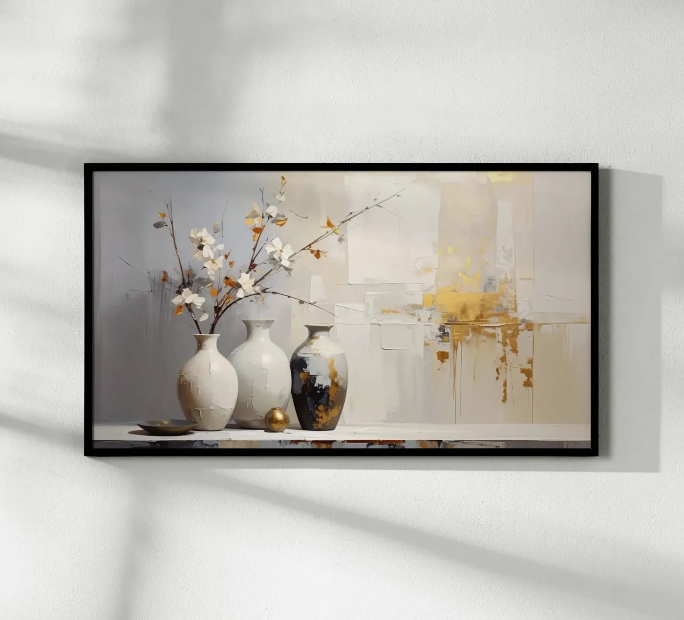 Quiet elegance poster van Katalier (Abstract Harmony)