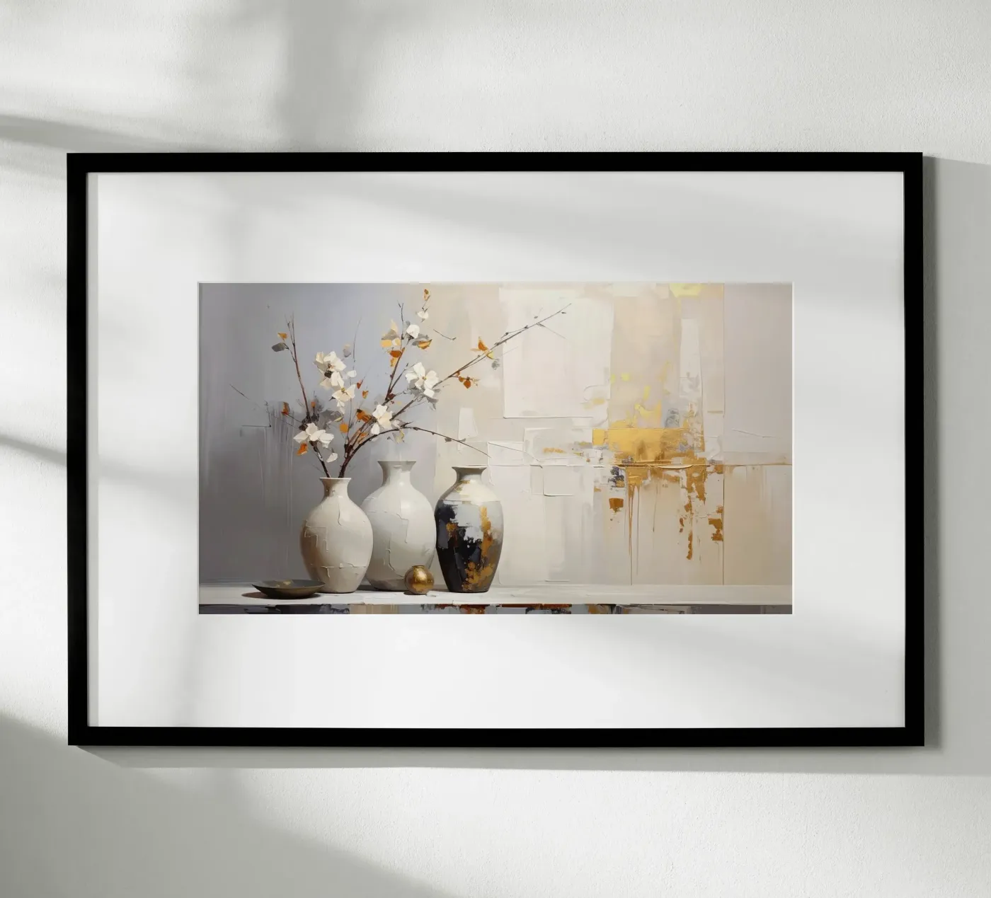 Quiet elegance poster van Katalier (Abstract Harmony)