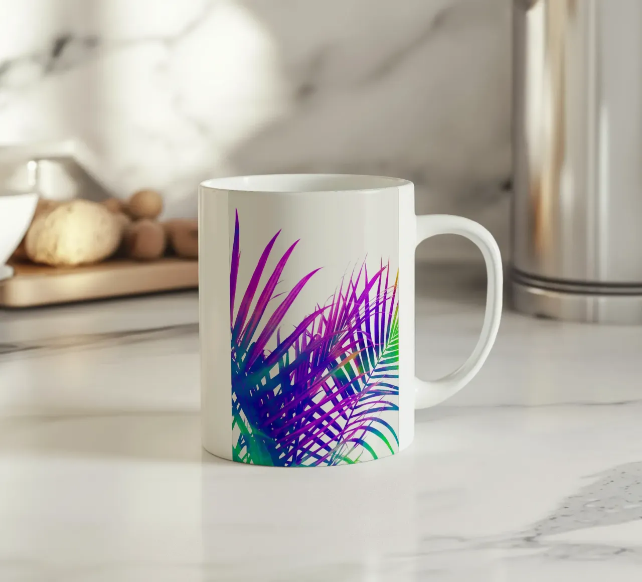 Palma colorata tazza in ceramica da 83oranges