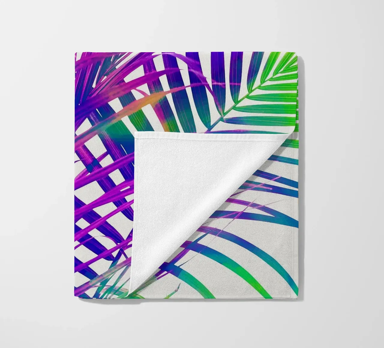 Palma colorata telo mare da 83oranges