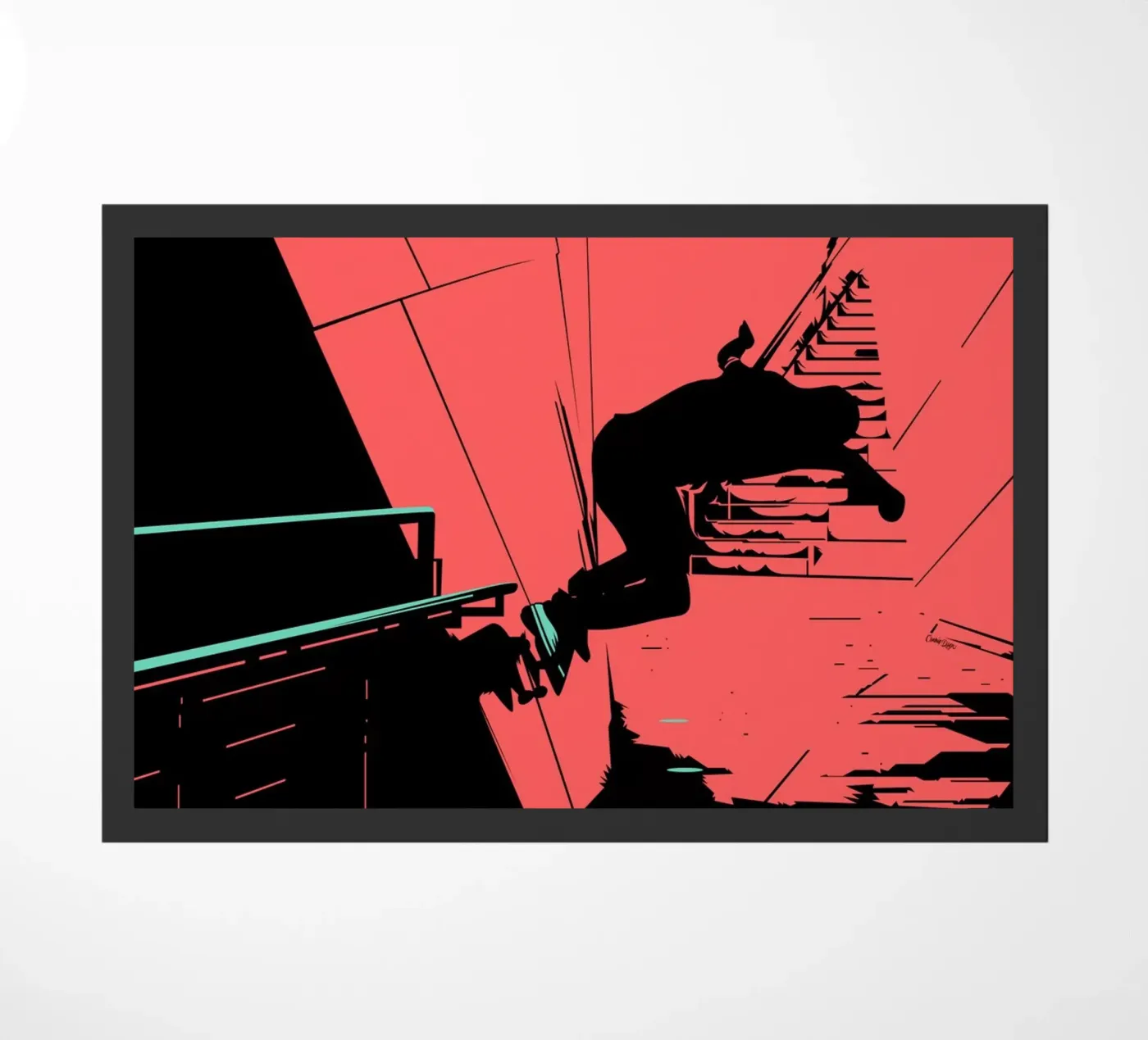 SKATE 08 doormat by Cranio Dsgn