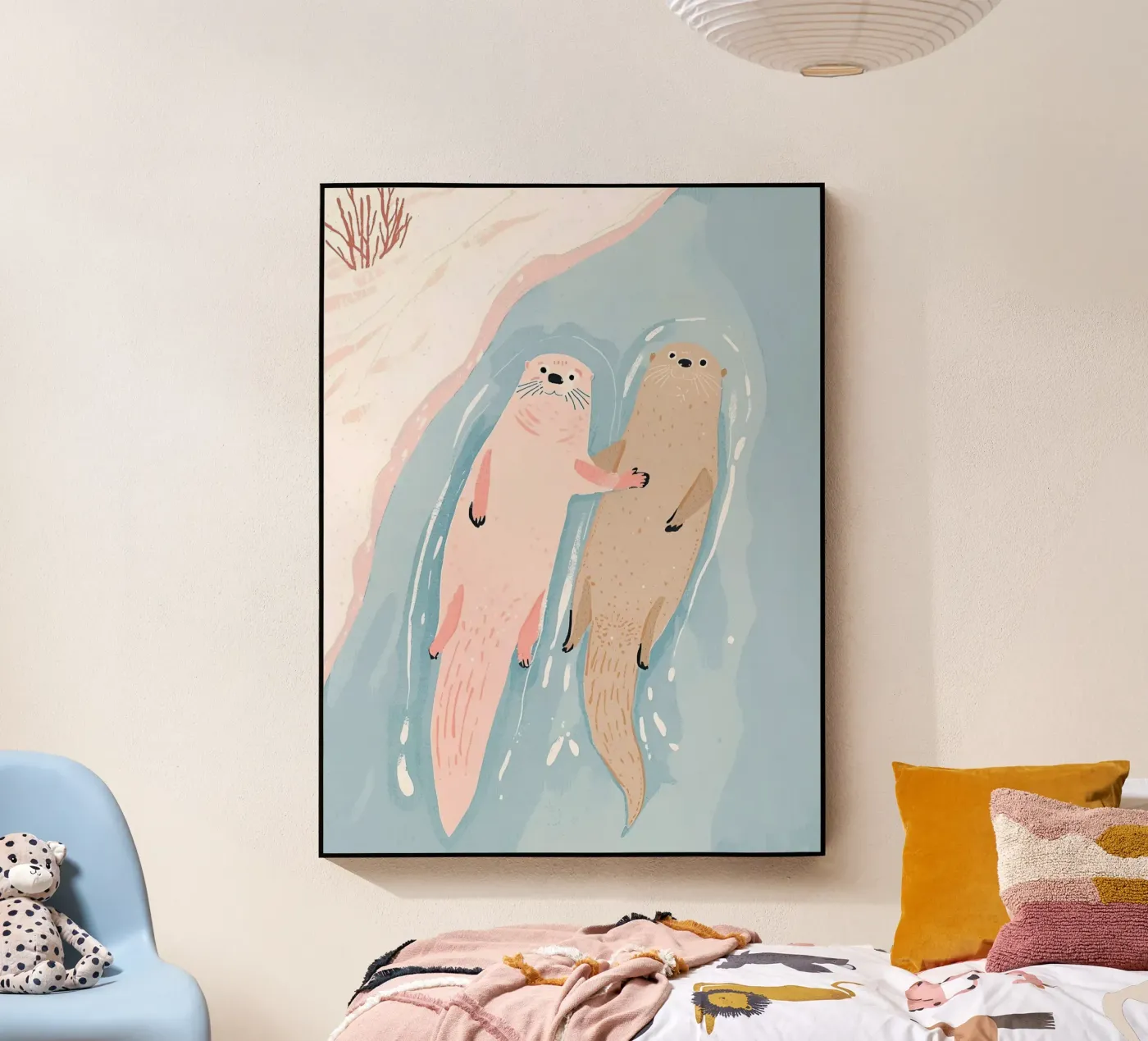 Verliebte Otter plexiglass da Ohkimiko