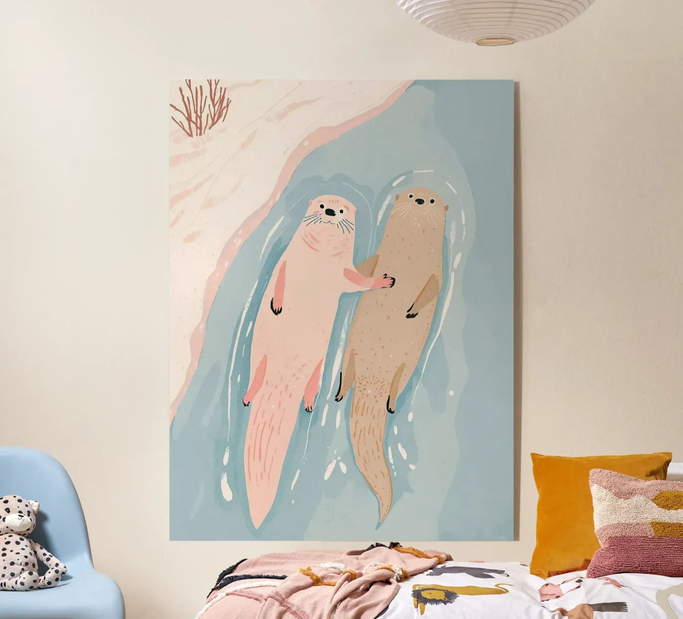 Verliebte Otter plexiglass da Ohkimiko