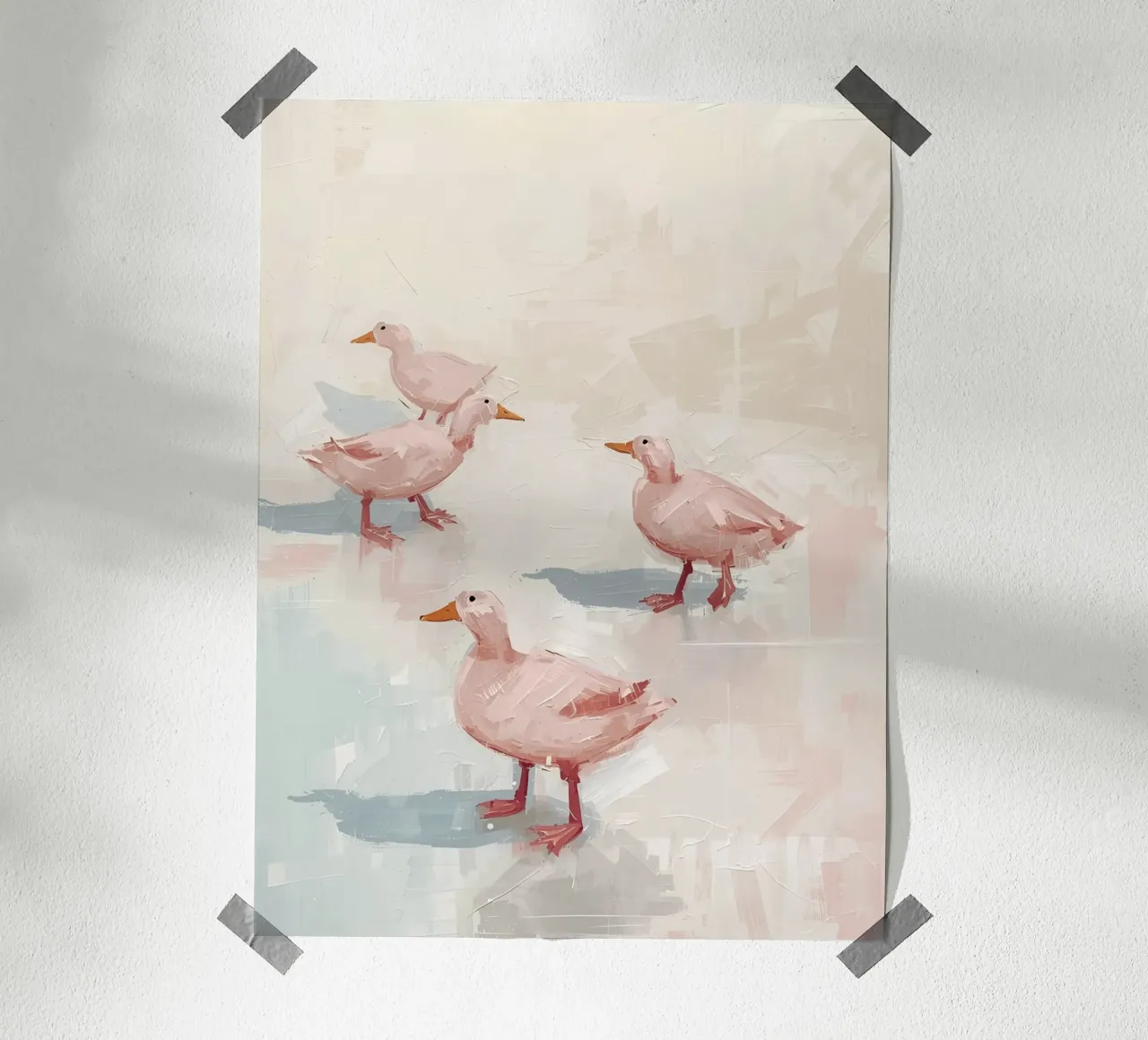 Enten auf Eis poster da Ohkimiko