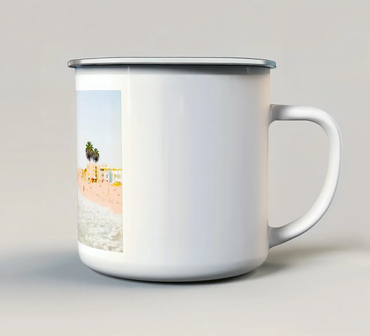 Spiaggia Rosa tazza in smalto da 83oranges.com