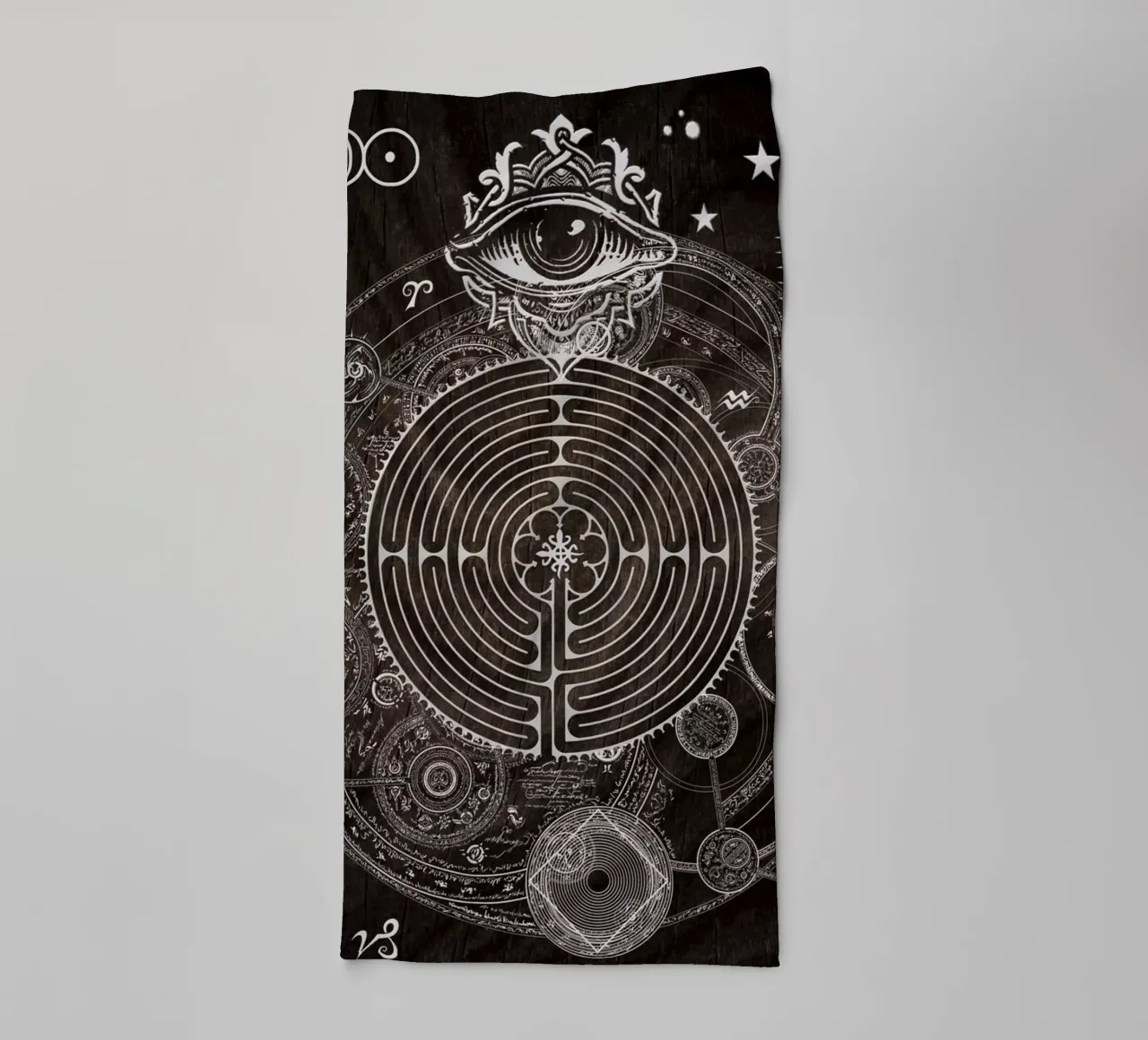 Magic Symbols for a Alchemist Dreamer towel by Eva Nev