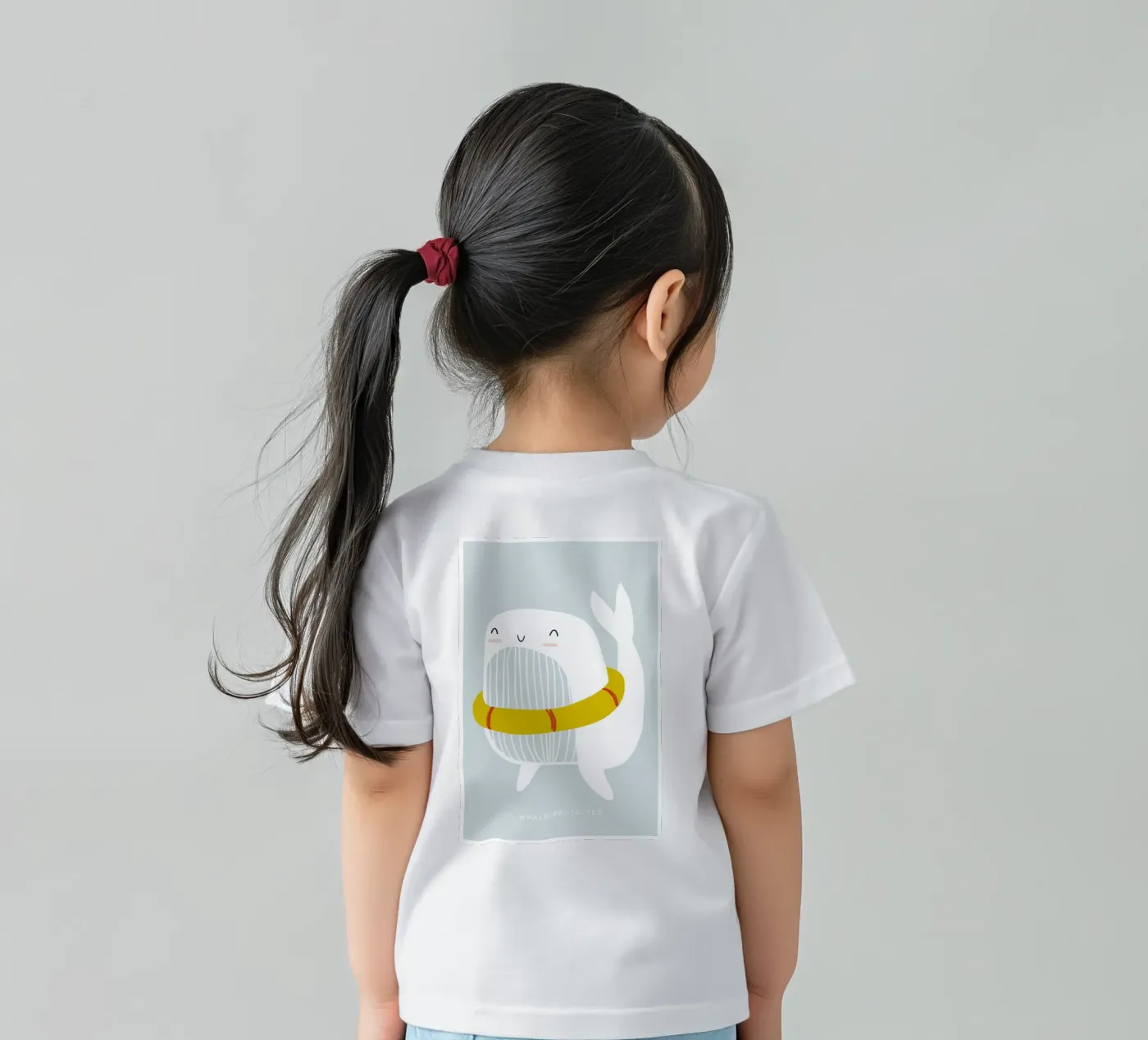 Walvis Floatie kinder t-shirt van aaron Shop