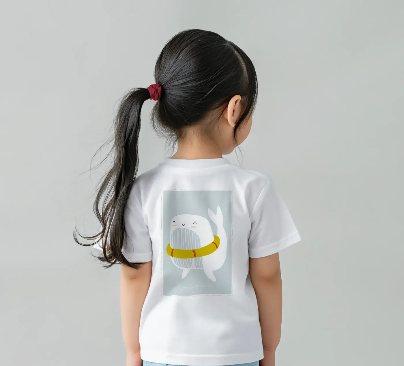 Walvis Floatie kinder t-shirt van aaron Shop