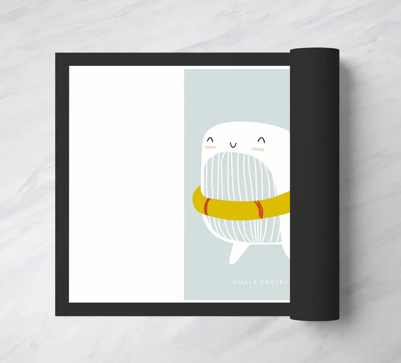 Walvis Floatie deurmat van aaron Shop