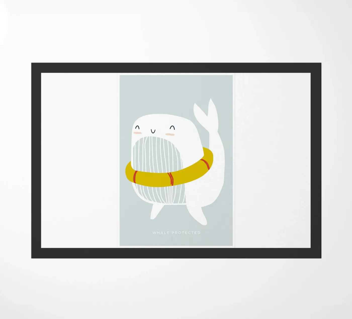 Whale Floatie Fußmatte von aaron Shop