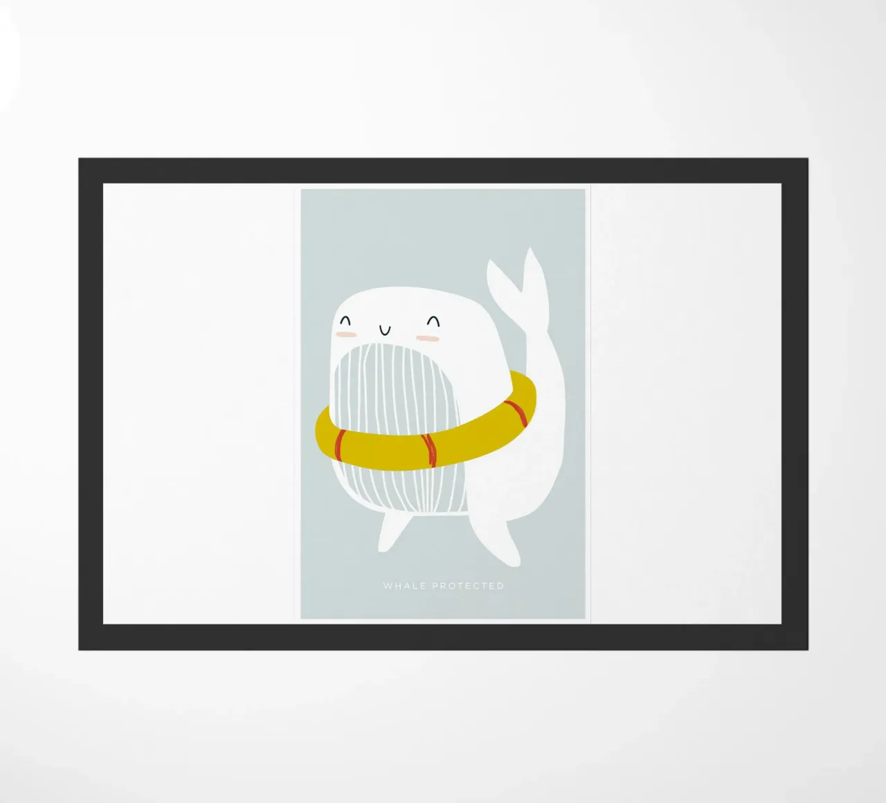 Walvis Floatie deurmat van aaron Shop