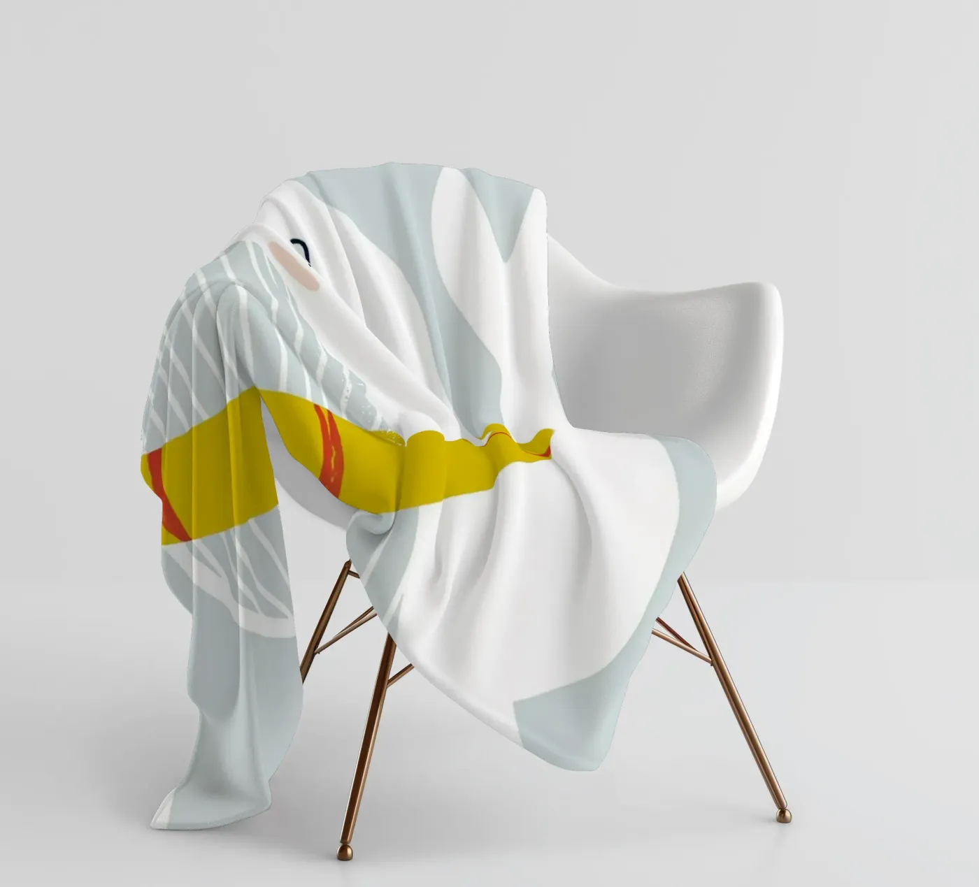 Whale Floatie Fleecedecke von aaron Shop