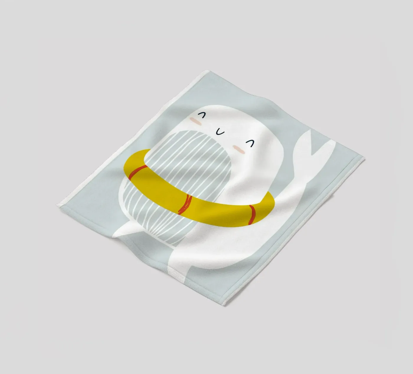 Whale Floatie Fleecedecke von aaron Shop