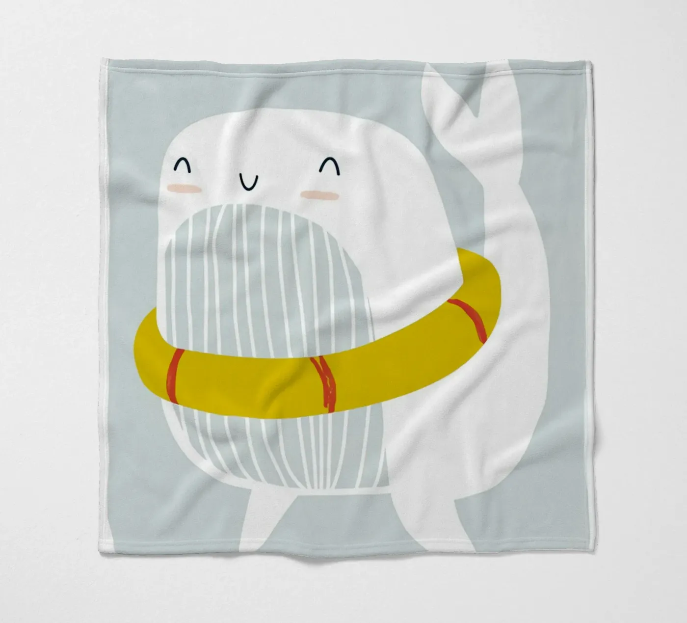 Whale Floatie Fleecedecke von aaron Shop