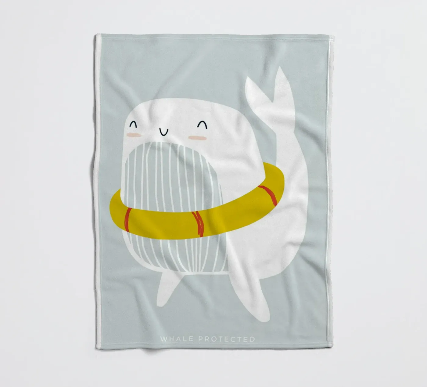 Whale Floatie Fleecedecke von aaron Shop