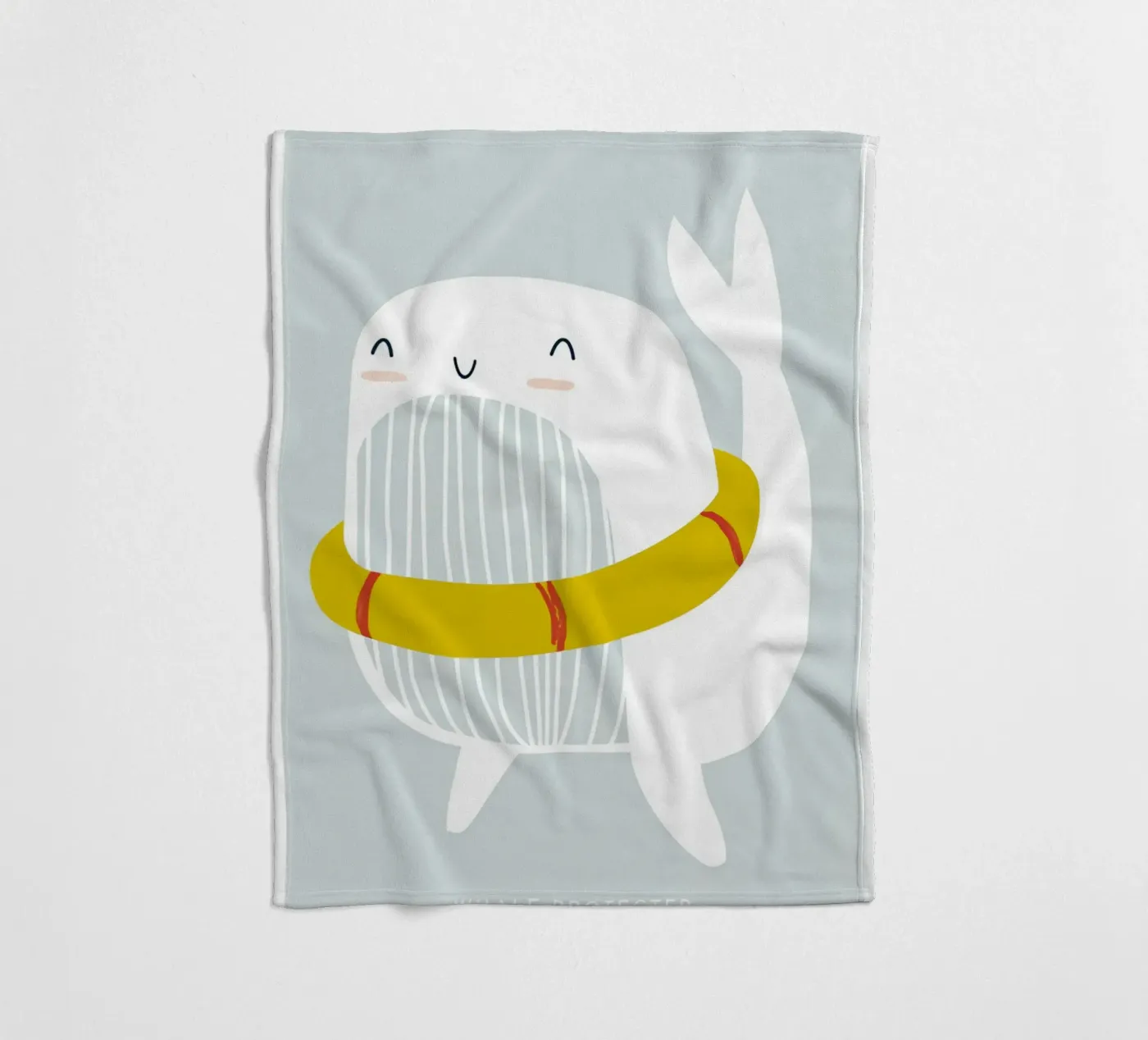 Whale Floatie Fleecedecke von aaron Shop