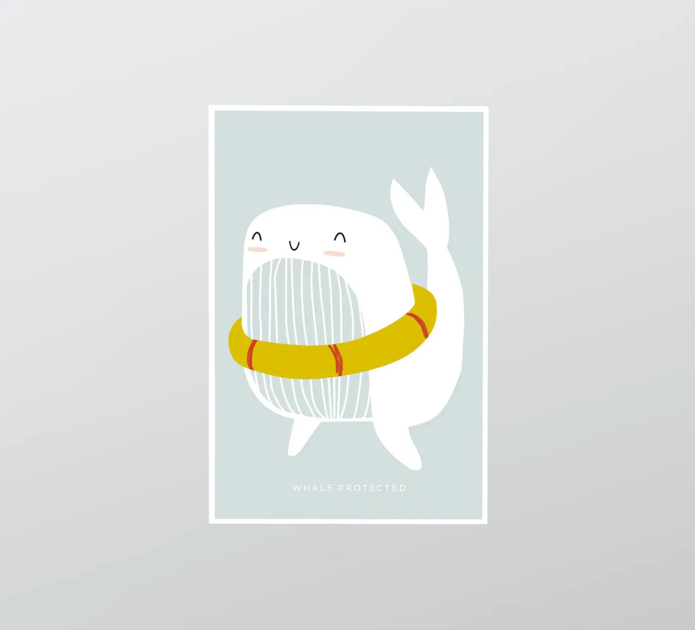 Walvis Floatie sticker van aaron Shop