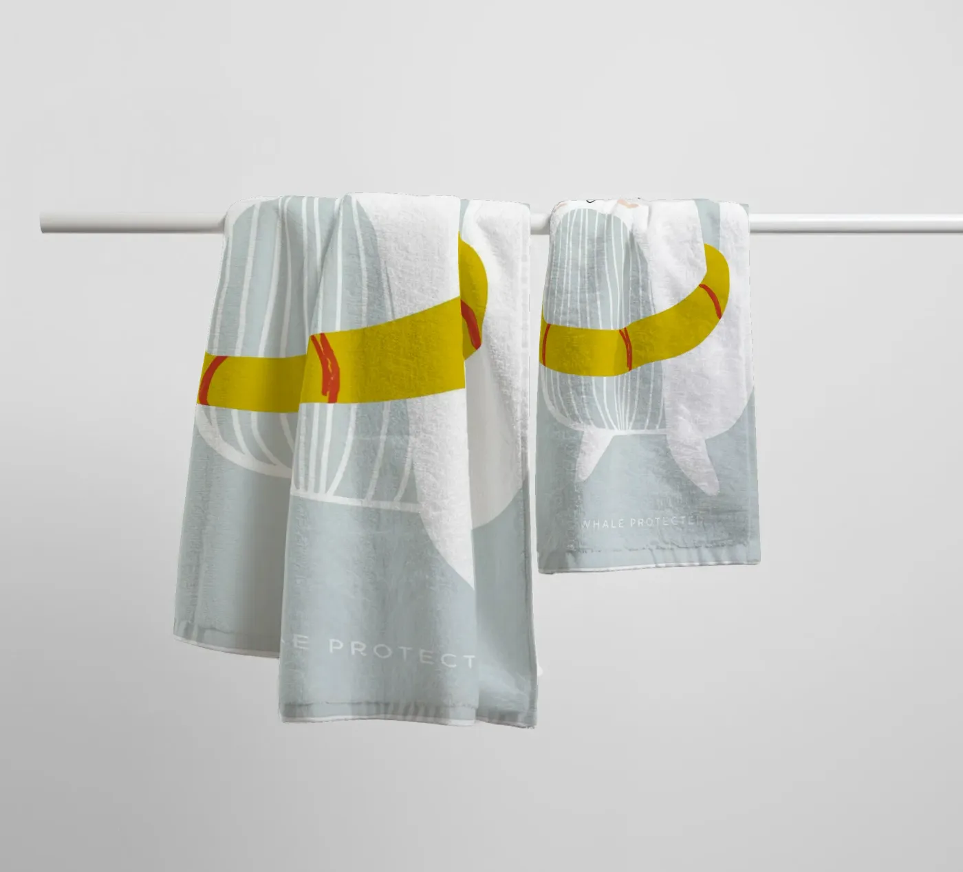 Walvis Floatie badhanddoek van aaron Shop