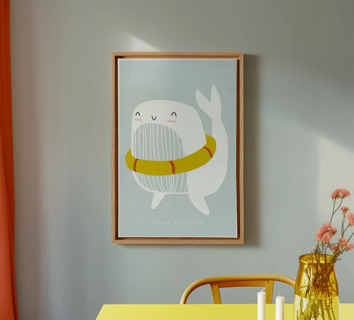 Walvis Floatie canvas van aaron Shop