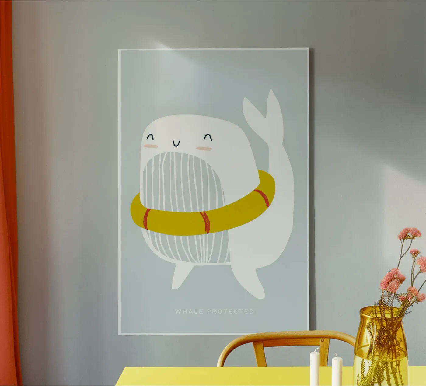 Walvis Floatie canvas van aaron Shop