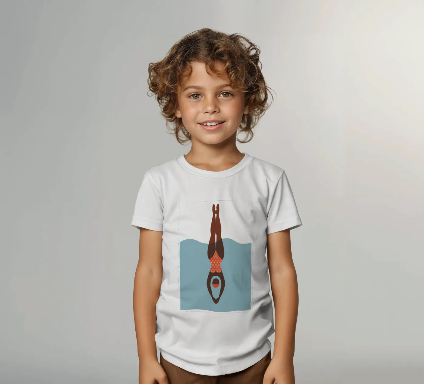 Dive In t-shirt bambini da aaron Shop