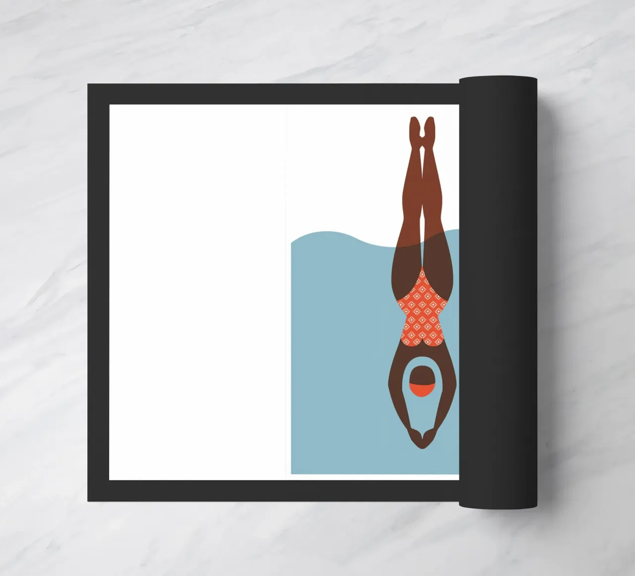 Dive In doormat by aaron Shop