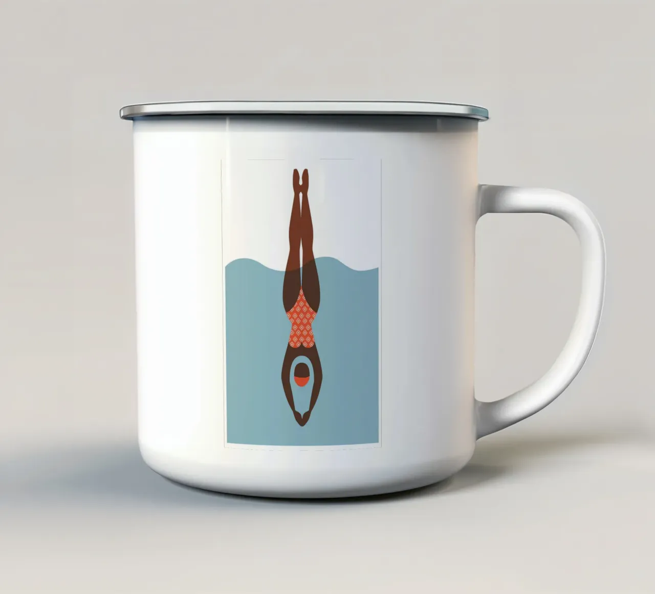 Immergersi tazza in smalto da aaron Shop